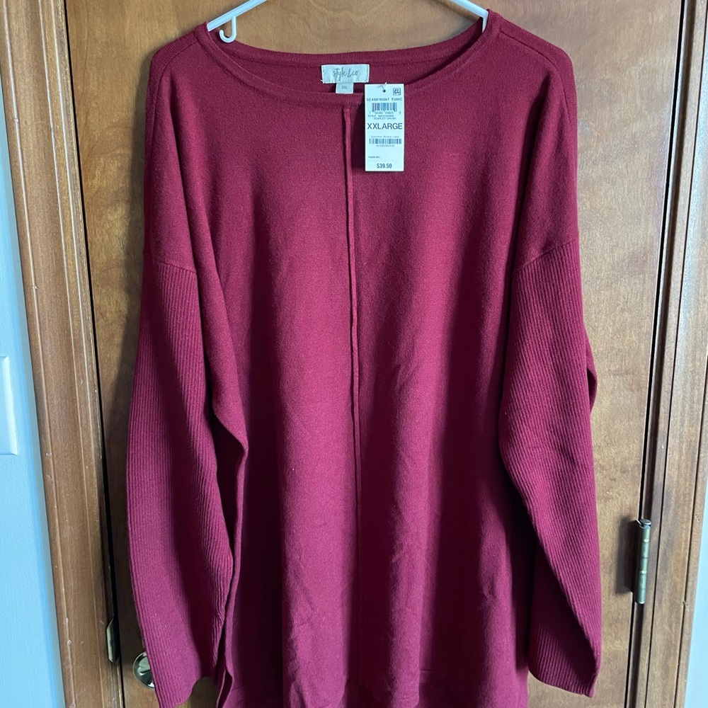 NWT Style & Co Tunic Sweater